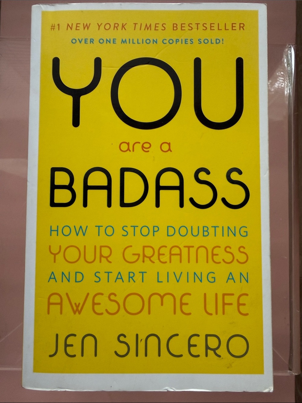 You Are a Badass by - Yellow Coffee Table Book